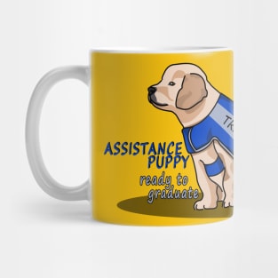 Assistance Puppy Ready to Graduate: Golden Retriever Cutie Mug